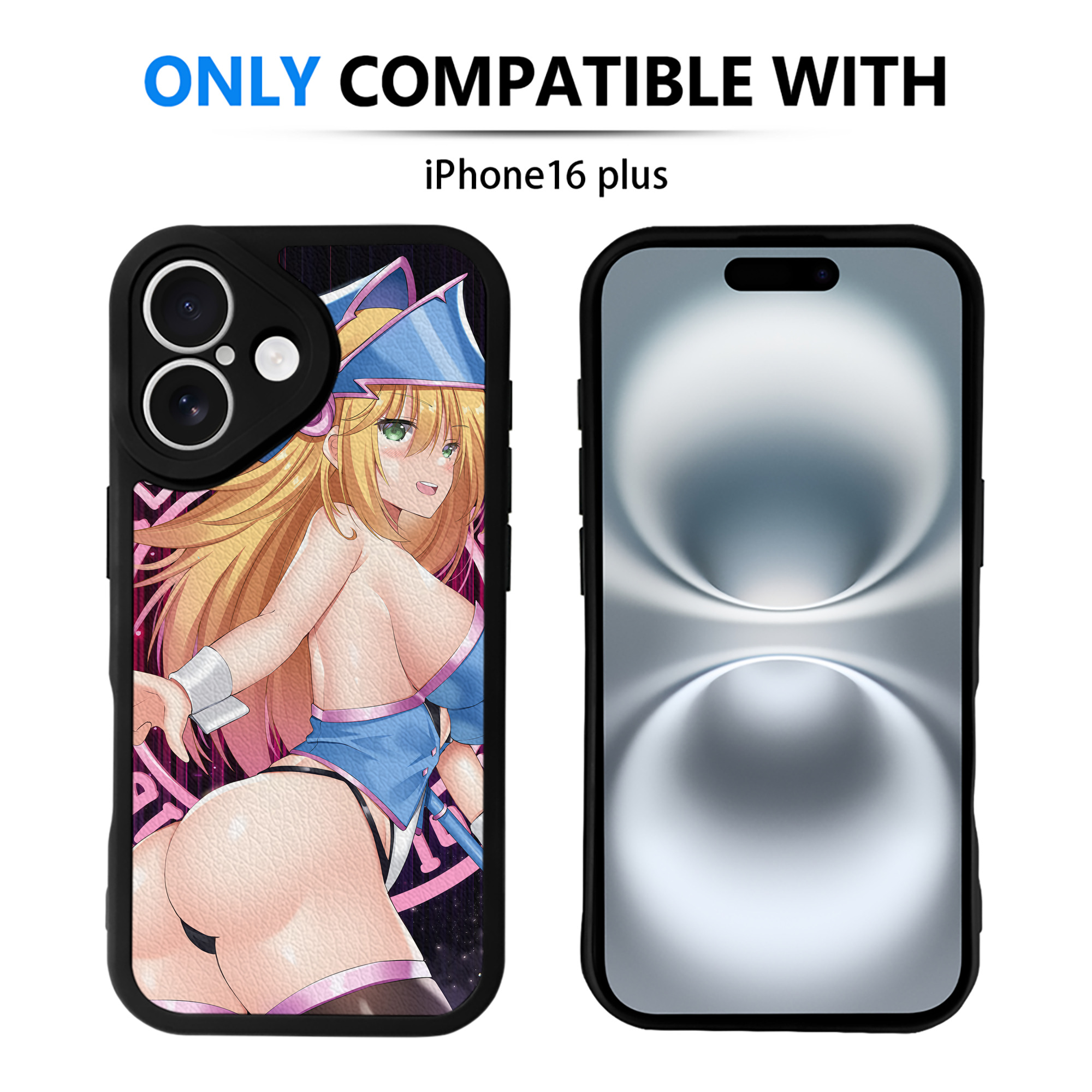 （画像用） 遊☆戯☆王 Yu-Gi-Oh! 【iPhone 16シリーズ対応】シリコンスマホケース（レザー調） 材質：シリコン